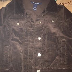 blue asphalt jacket brown